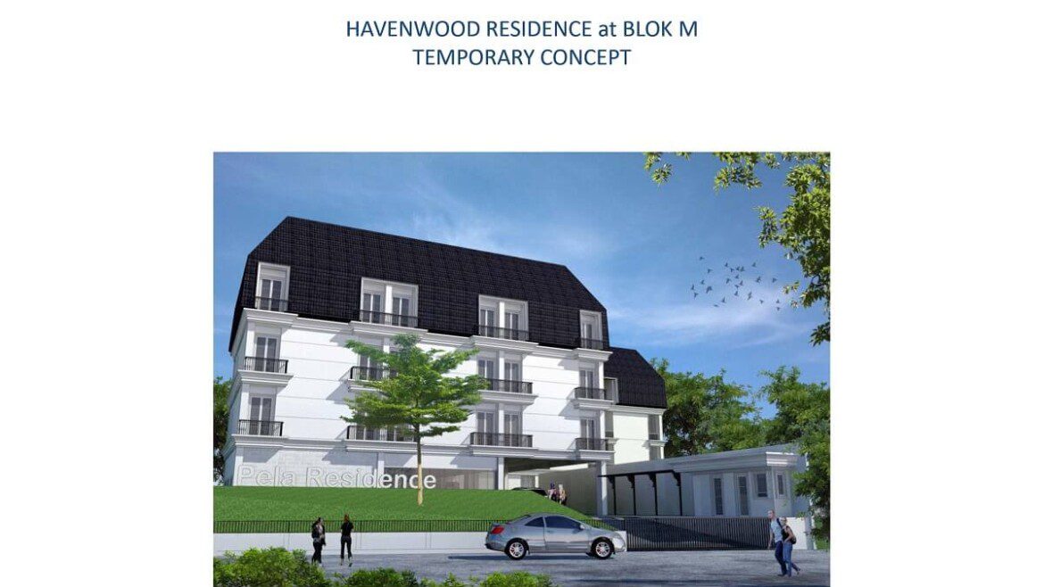 Gedung HavenWood Residence jl. Pela Raya At Blok M